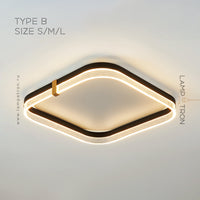 ALMER Ceiling Chandelier by Lampadom - angle view