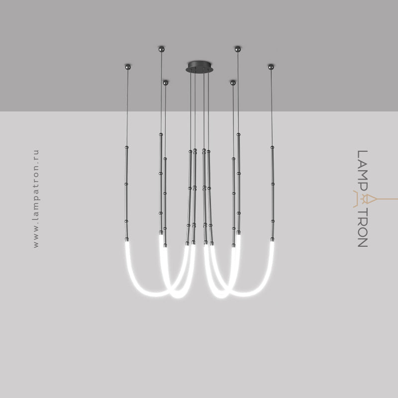 ALRIK Chandelier by Lampadom - angle view