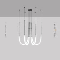 ALRIK Chandelier by Lampadom - angle view