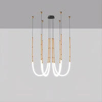 ALRIK Chandelier by Lampadom - scale reference