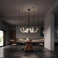 ALRIK Chandelier by Lampadom - side view