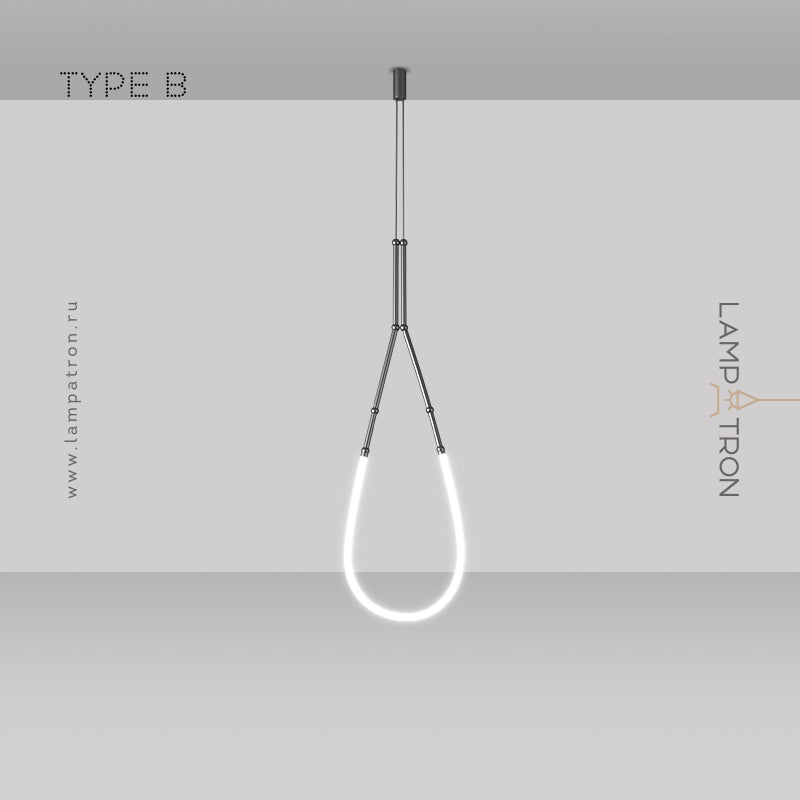 ALRIK ONE Pendant by Lampadom - angle view