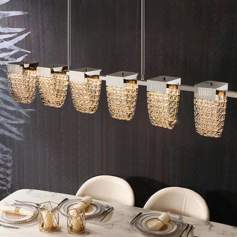 ALVARIN Linear Chandelier by Lampadom - ambient shot
