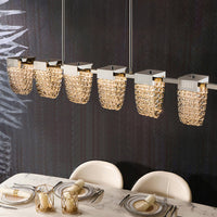 ALVARIN Linear Chandelier by Lampadom - top view