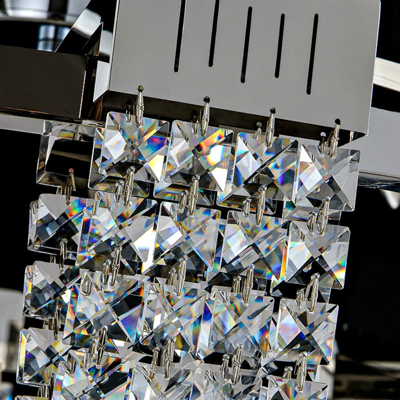 ALVARIN Linear Chandelier by Lampadom - side view