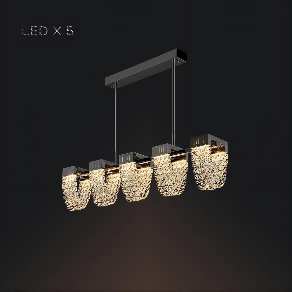 ALVARIN Linear Chandelier by Lampadom - ambient shot