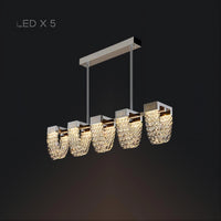 ALVARIN Linear Chandelier by Lampadom - scale reference