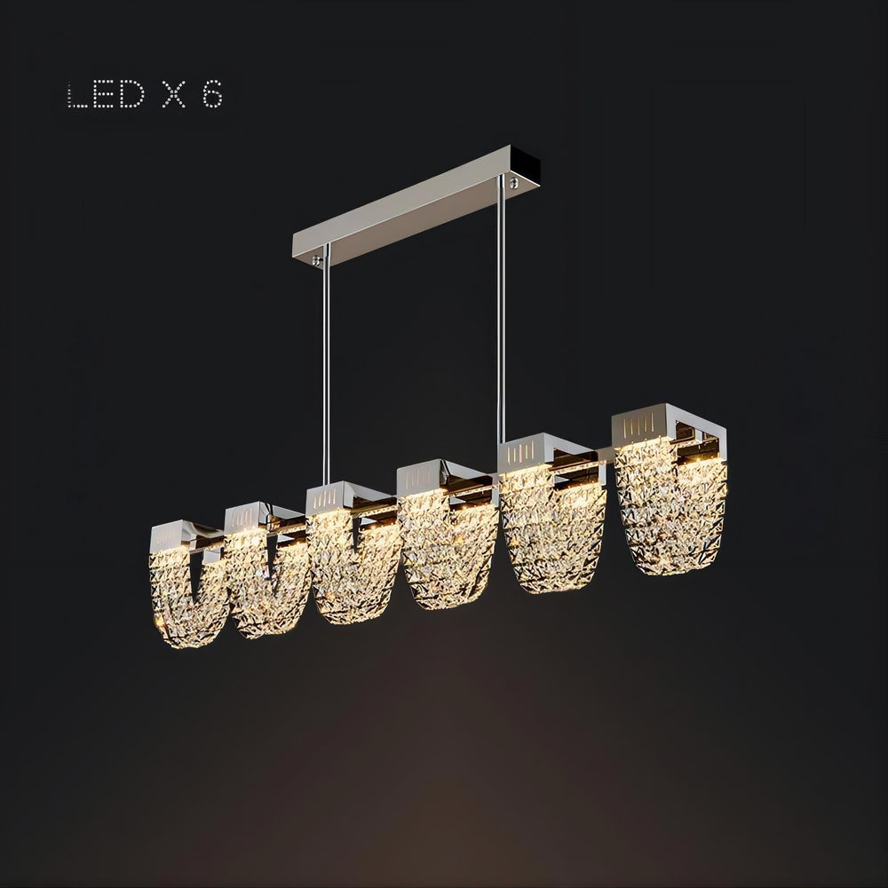ALVARIN Linear Chandelier by Lampadom - top view