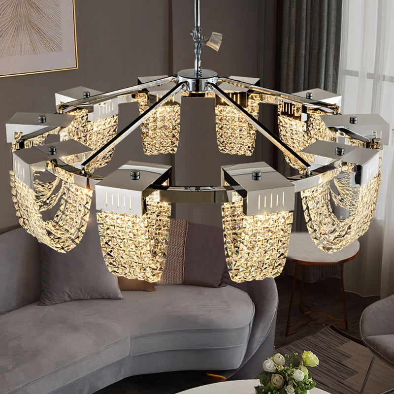 ALVARIN Chandelier by Lampadom - side view