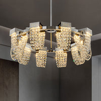 ALVARIN Chandelier by Lampadom - side view