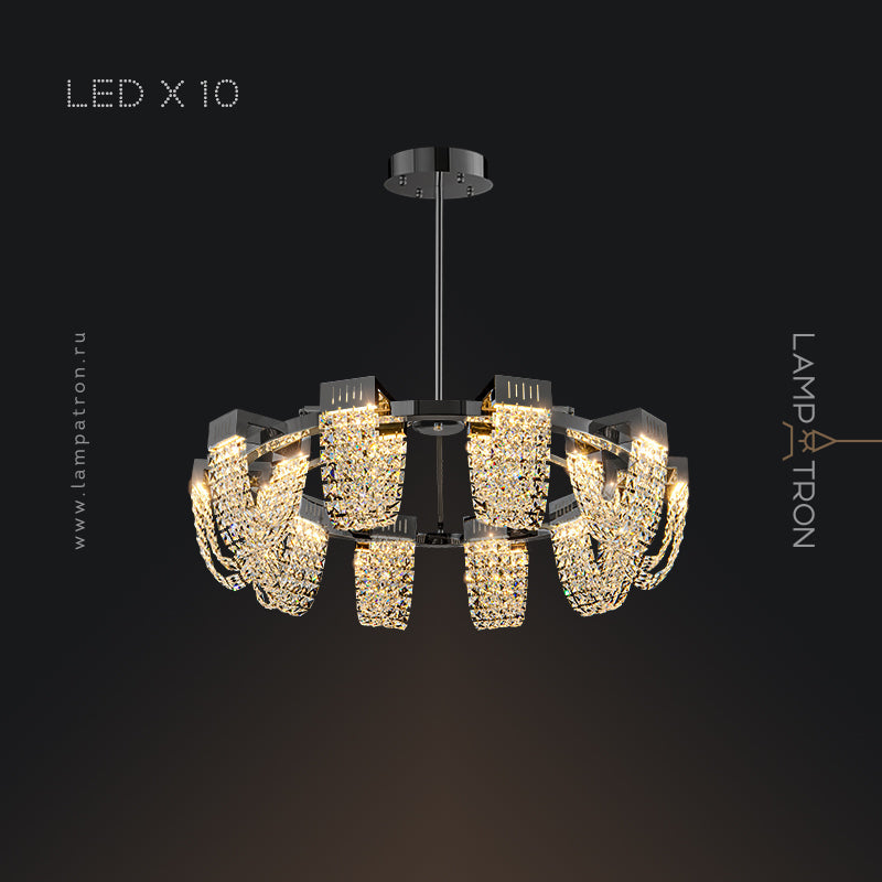 ALVARIN Chandelier by Lampadom - ambient shot