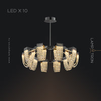 ALVARIN Chandelier by Lampadom - ambient shot