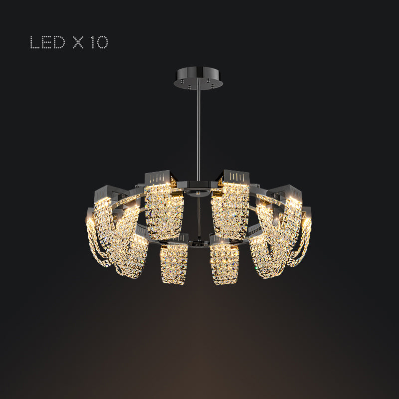 ALVARIN Chandelier by Lampadom - top view