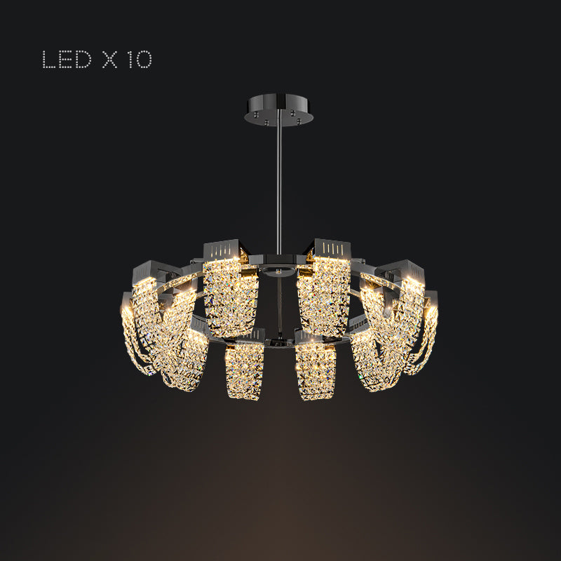 ALVARIN Chandelier by Lampadom - angle view