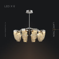 ALVARIN Chandelier by Lampadom - top view