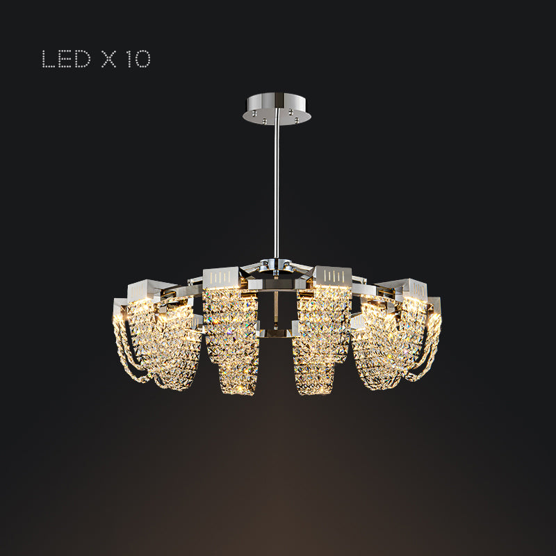 ALVARIN Chandelier by Lampadom - angle view