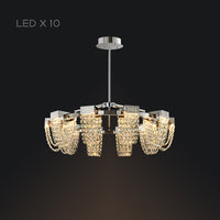 ALVARIN Chandelier by Lampadom - angle view