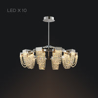 ALVARIN Chandelier by Lampadom - side view