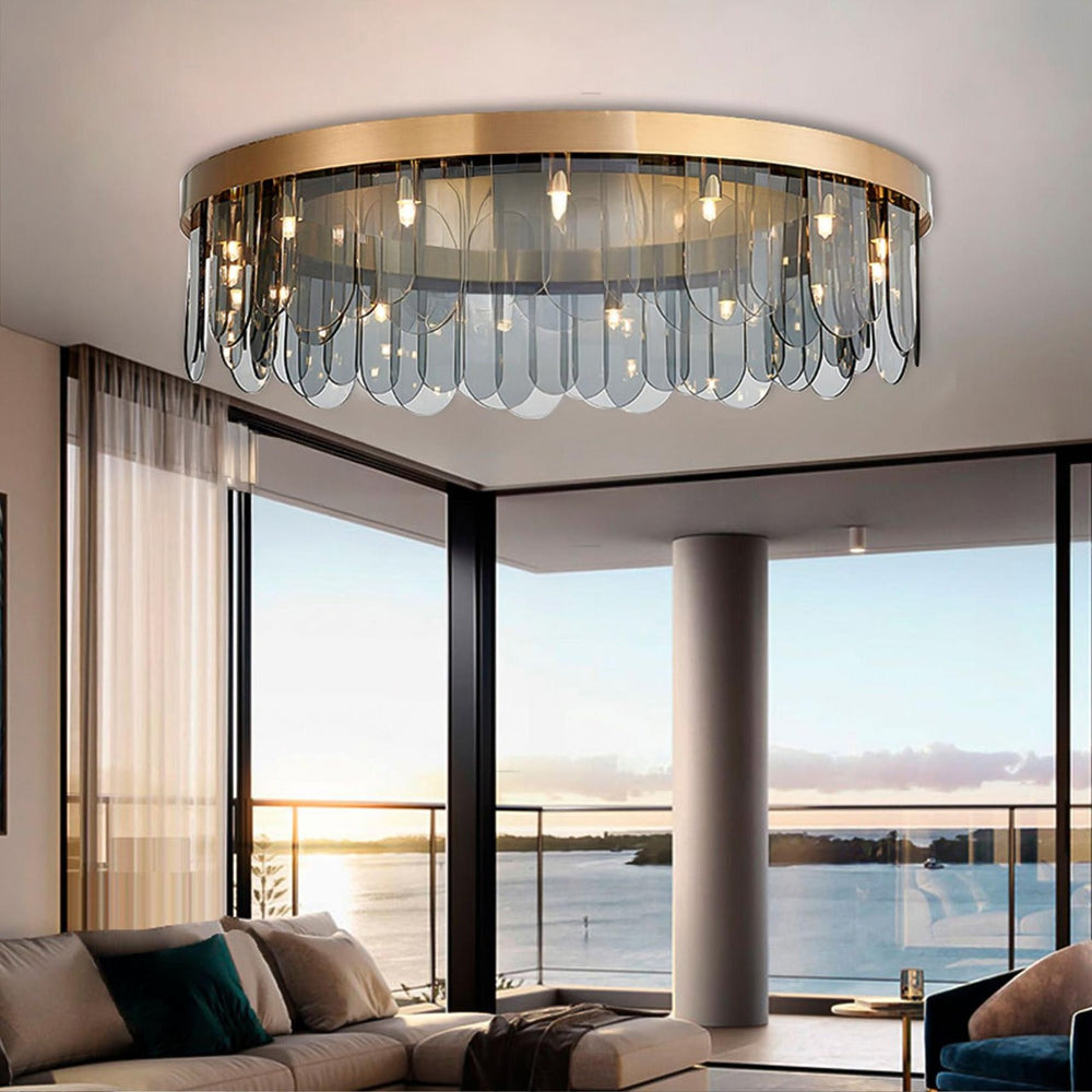 ALVIS Ceiling Chandelier by Lampadom - scale reference