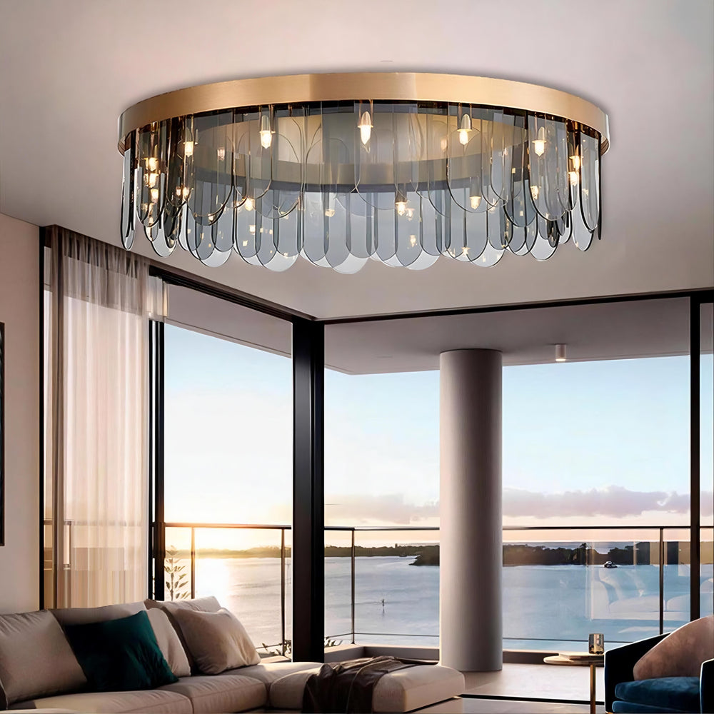 ALVIS Ceiling Chandelier by Lampadom - angle view