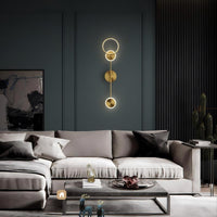 AMBER Wall Light by Lampadom - scale reference
