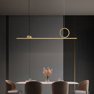 AMRAM B Linear Chandelier by Lampadom