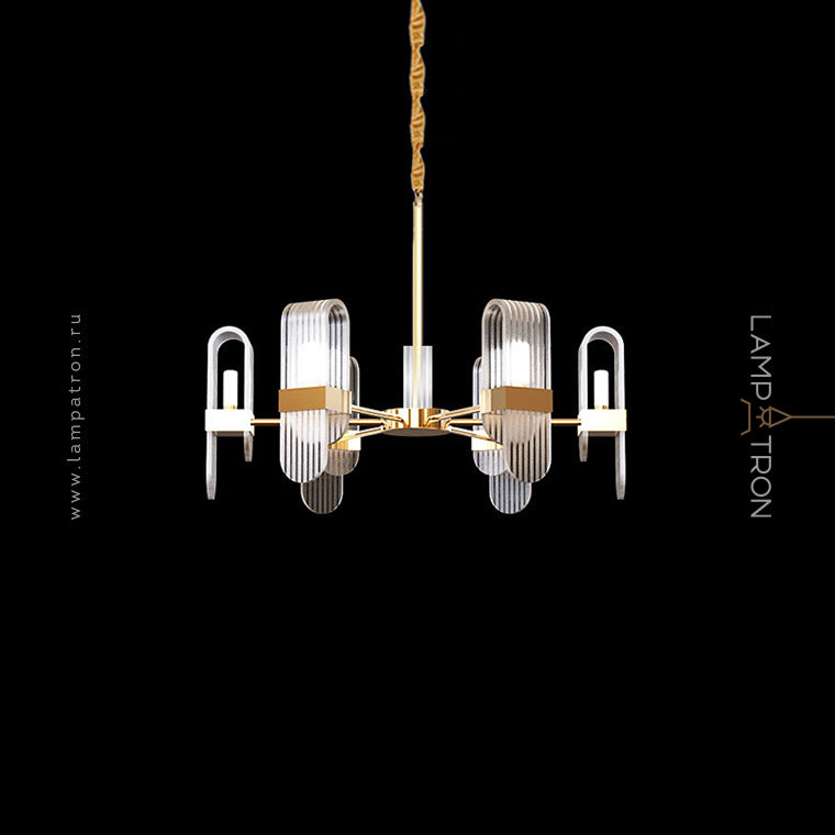 ANABEL ONE Chandelier by Lampadom - top view