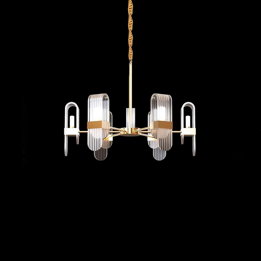 ANABEL ONE Chandelier by Lampadom - angle view