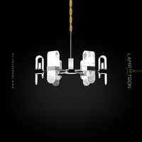 ANABEL ONE Chandelier by Lampadom - angle view