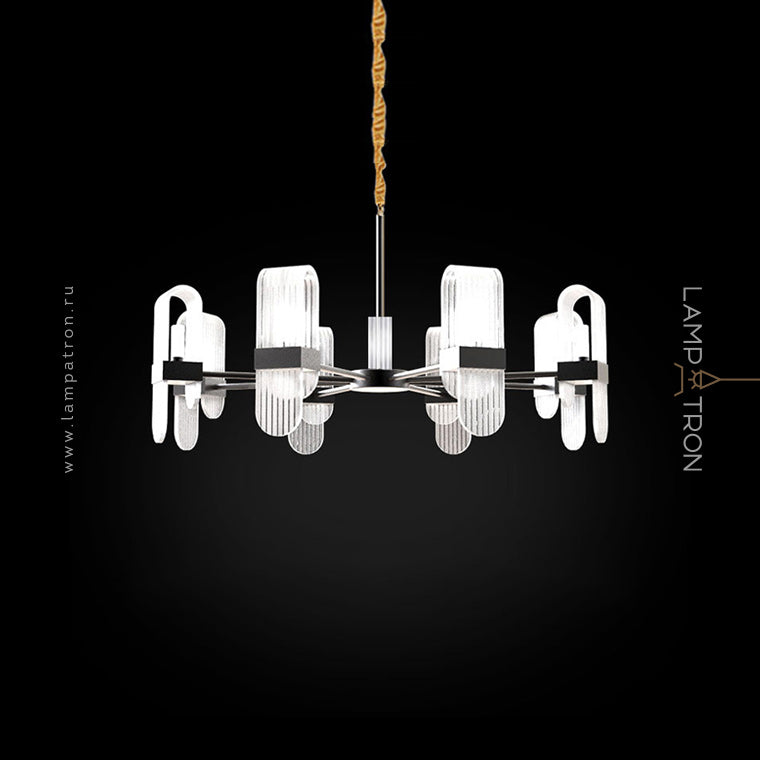 ANABEL ONE Chandelier by Lampadom - close-up