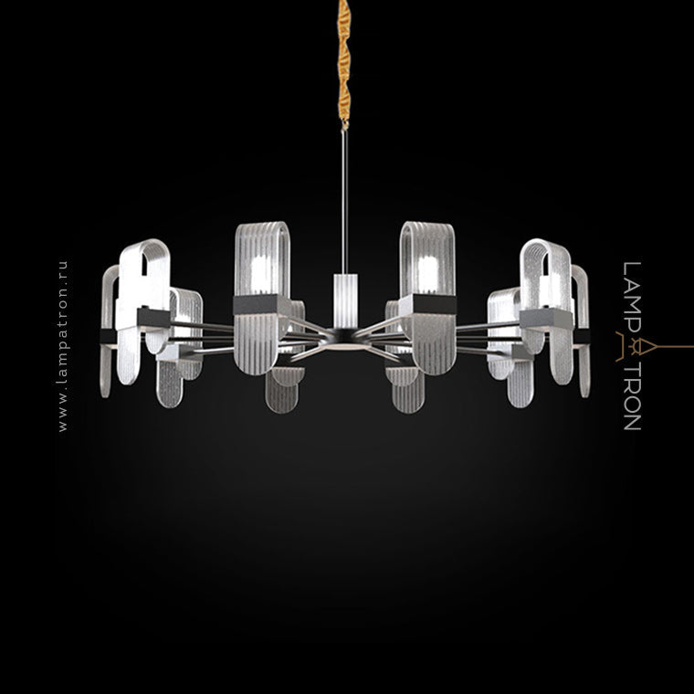 ANABEL ONE Chandelier by Lampadom - scale reference
