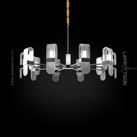 ANABEL ONE Chandelier by Lampadom - scale reference