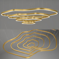 ANDANTE Ring Chandelier by Lampadom - detail view
