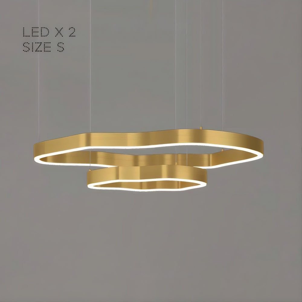 ANDANTE Ring Chandelier by Lampadom - close-up