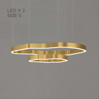 ANDANTE Ring Chandelier by Lampadom - close-up