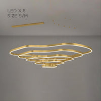 ANDANTE Ring Chandelier by Lampadom - top view