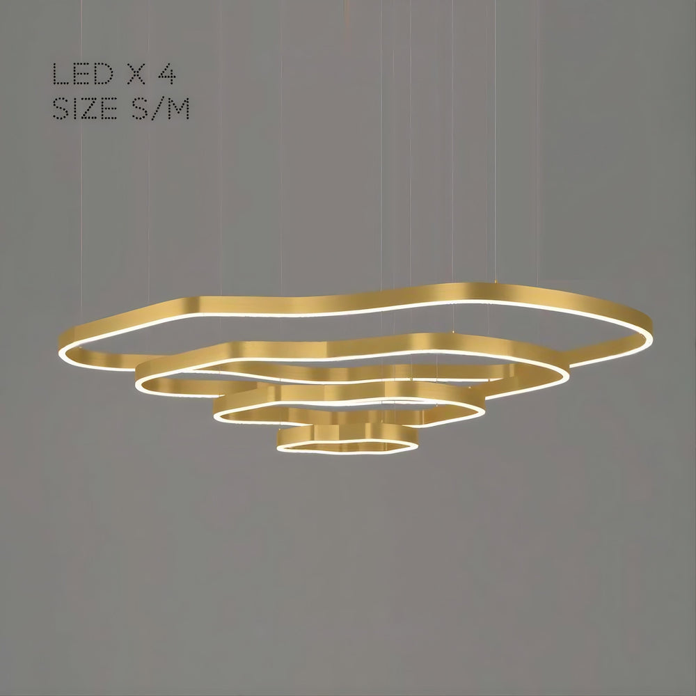 ANDANTE Ring Chandelier by Lampadom - ambient shot