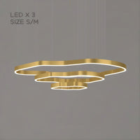 ANDANTE Ring Chandelier by Lampadom - scale reference