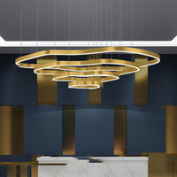 ANDANTE Ring Chandelier by Lampadom - angle view