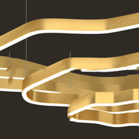 ANDANTE Ring Chandelier by Lampadom - side view