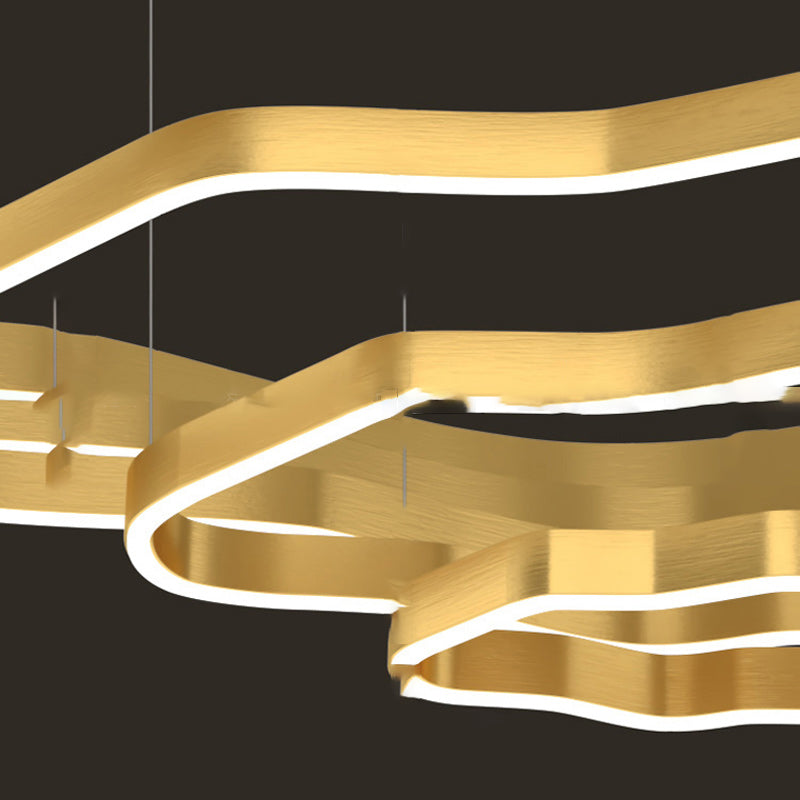 ANDANTE Ring Chandelier by Lampadom - close-up