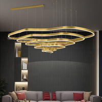 ANDANTE Ring Chandelier by Lampadom - top view