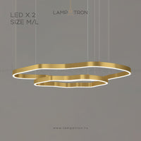 ANDANTE Ring Chandelier by Lampadom - side view