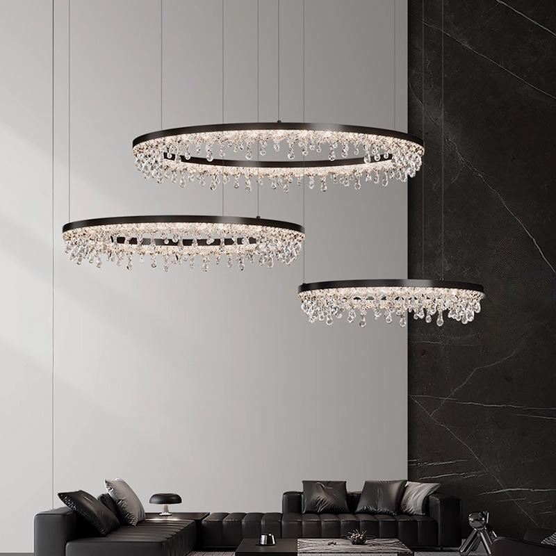 ANDRUS Ring Chandelier by Lampadom - side view
