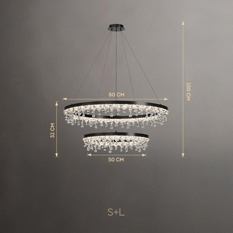 ANDRUS Ring Chandelier by Lampadom - close-up