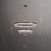 ANDRUS Ring Chandelier by Lampadom - close-up