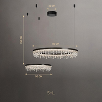ANDRUS Ring Chandelier by Lampadom - scale reference