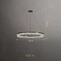 ANDRUS Ring Chandelier by Lampadom - side view
