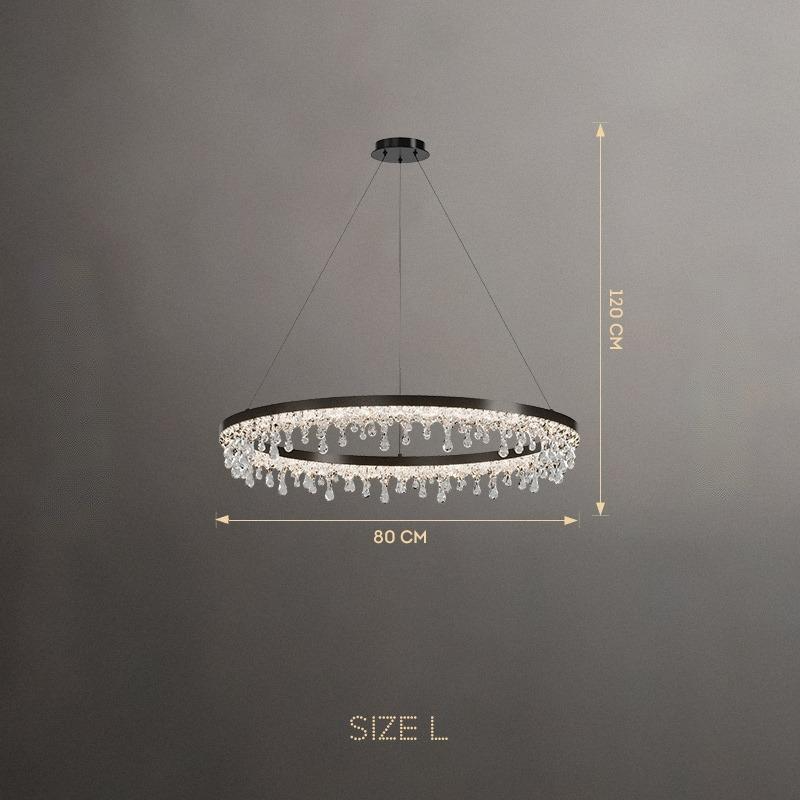 ANDRUS Ring Chandelier by Lampadom - angle view