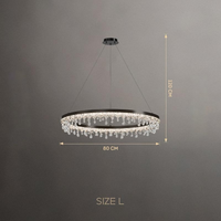 ANDRUS Ring Chandelier by Lampadom - angle view
